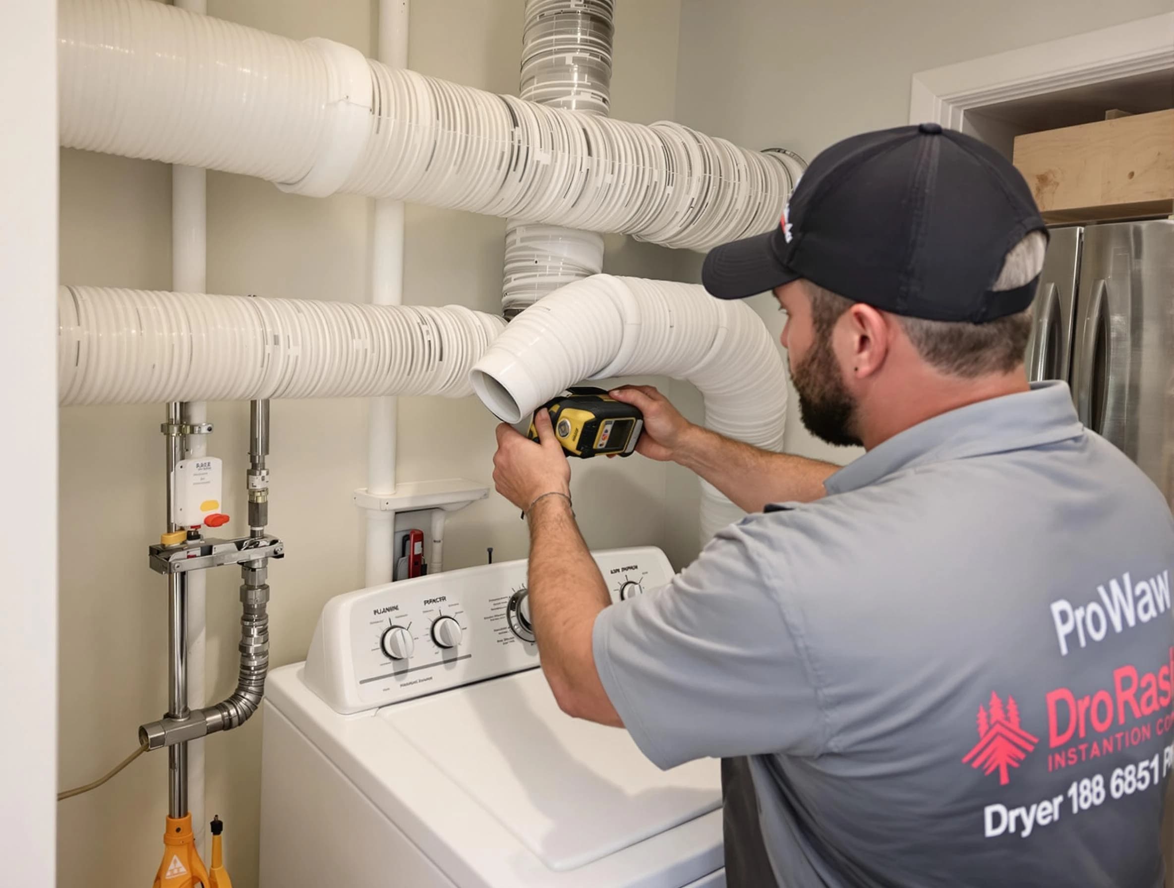 Professional dryer vent hose installation by Englewood Dryer Vent Cleaning in Englewood