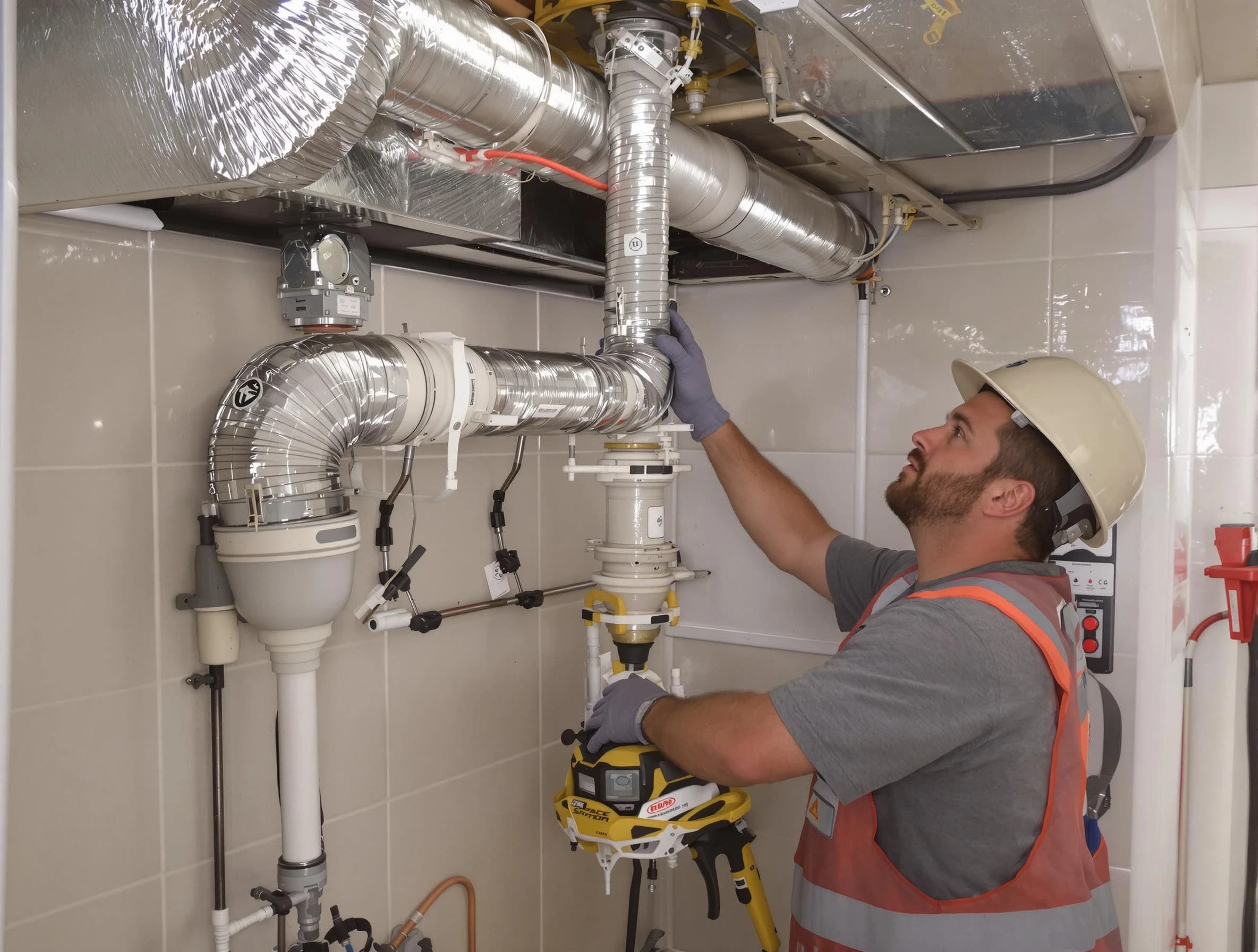 Englewood Dryer Vent Cleaning expert performing professional dryer vent repair and installation in Englewood