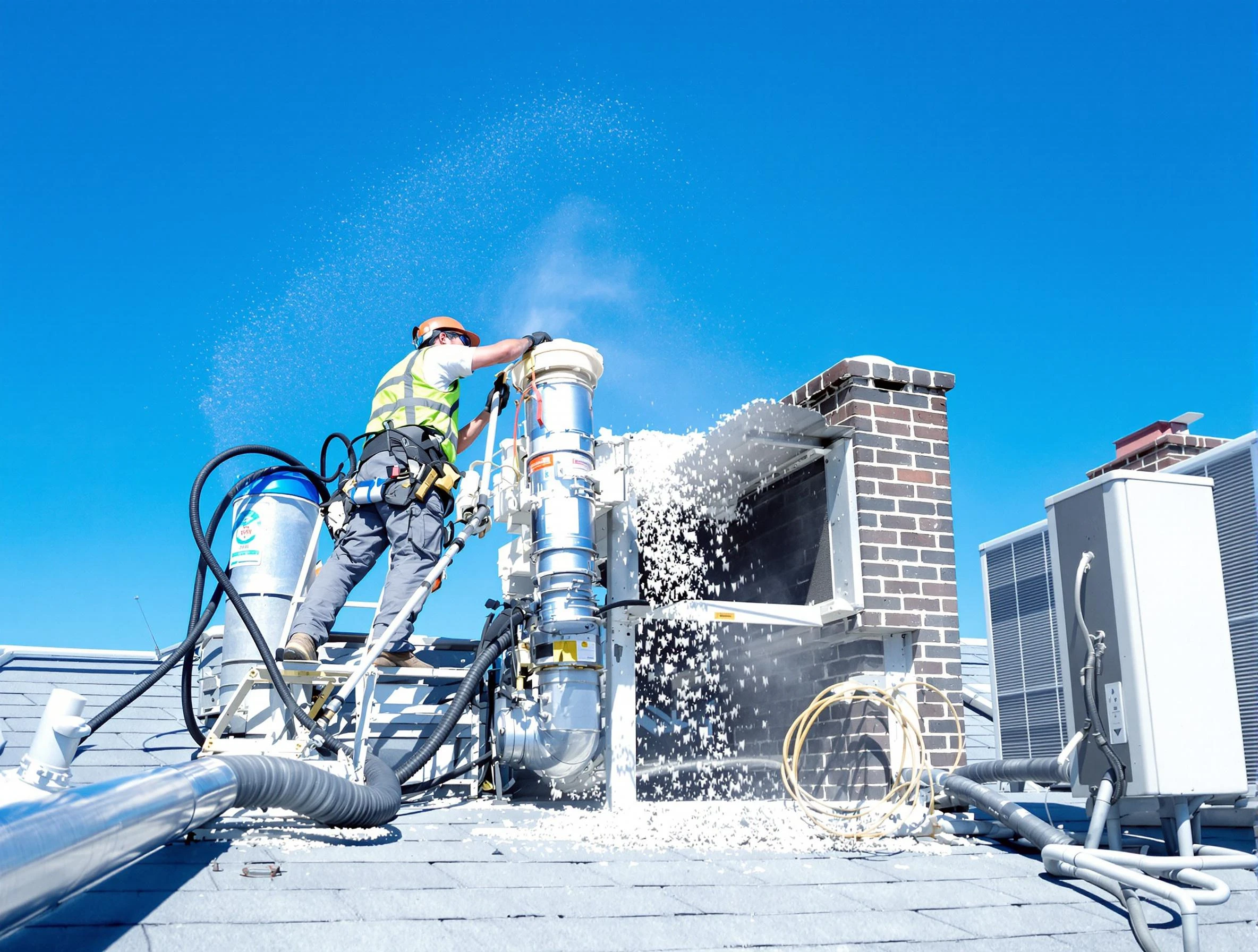 Expert roof dryer vent cleaning by Englewood Dryer Vent Cleaning in Englewood