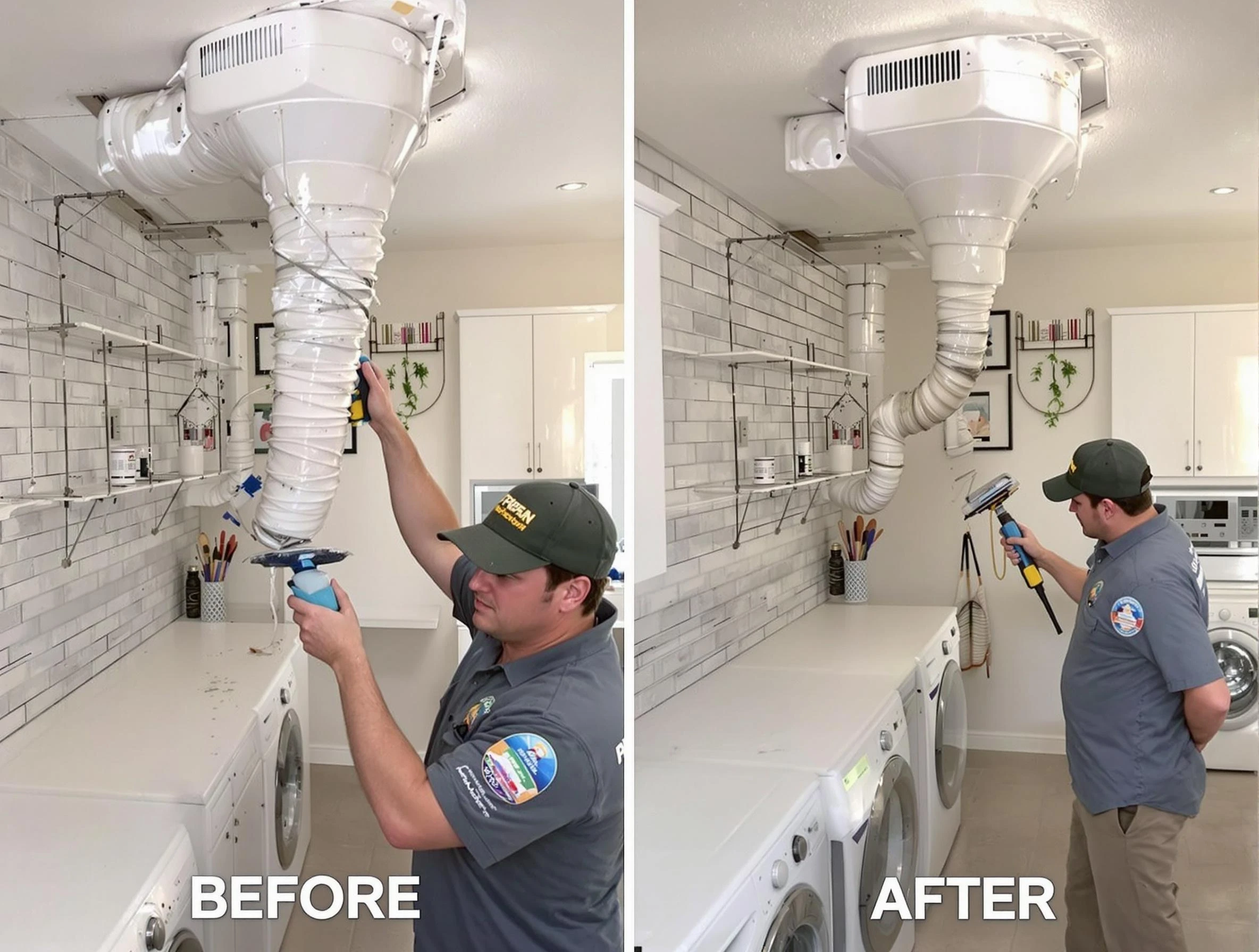 Professional dryer exhaust vent cleaning by Englewood Dryer Vent Cleaning in Englewood