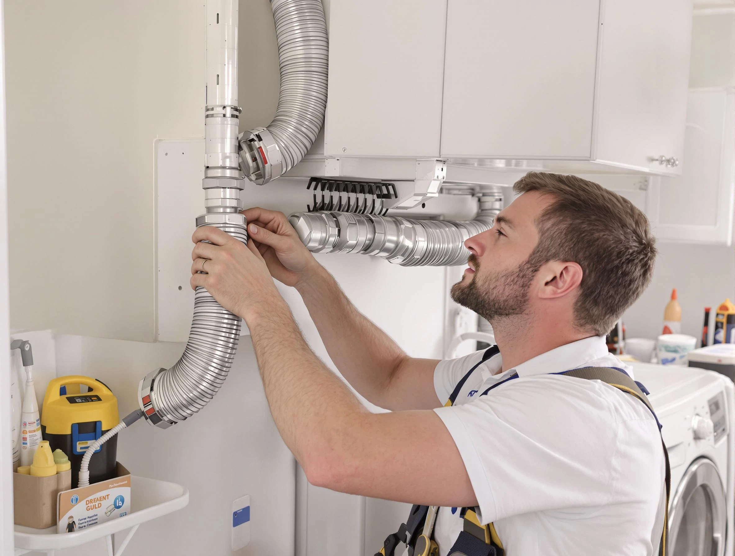 Professional dryer vent repair and installation by Englewood Dryer Vent Cleaning in Englewood